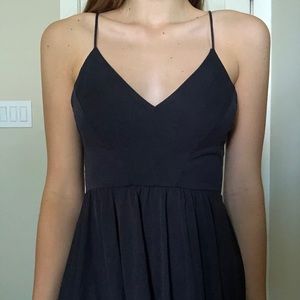 Dark gray romper